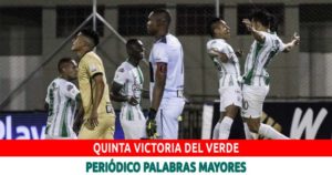 Lee más sobre el artículo QUINTA VICTORIA DEL VERDE EN CONDICIÓN DE VISITANTE
