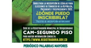 Lee más sobre el artículo Dosquebradas cuenta con cinco puntos para la inscripción de cédulas