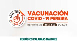 Lee más sobre el artículo POR TENER EL 76% DE SU POBLACIÓN CON SEGUNDA DOSIS CONTRA COVID, EN PEREIRA SE LEVANTA MEDIDA DE USO DEL TAPABOCAS EN ESPACIOS PÚBLICOS