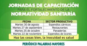 Lee más sobre el artículo Capacitación en normatividad sanitaria para los sectores productivos de Dosquebradas