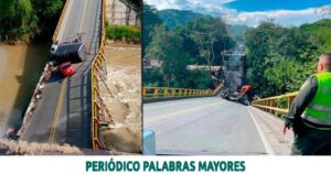 Lee más sobre el artículo Se cayó el puente vehicular que une a los departamentos de Quindío y el Valle del Cauca sobre el río La Vieja