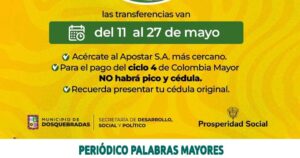 Lee más sobre el artículo Inició el cuarto pago de Colombia Mayor para beneficiarios de Dosquebradas