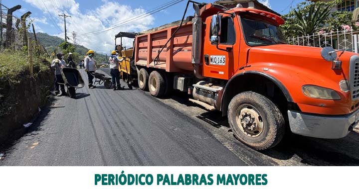 En este momento estás viendo La pavimentación de la vía Naranjales en Dosquebradas tiene un avance del 48 %