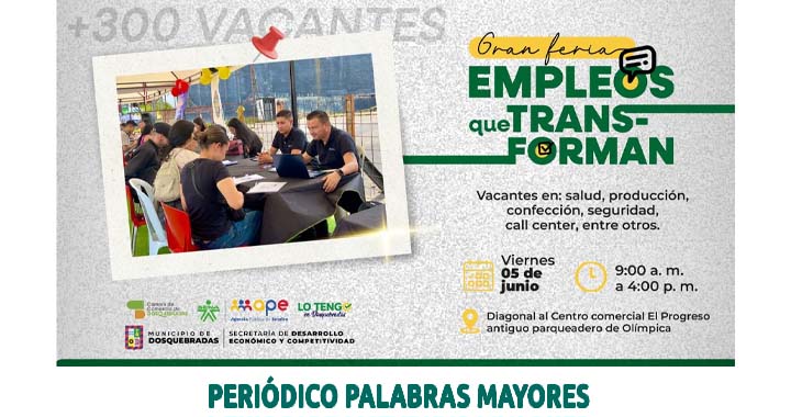Lee más sobre el artículo ‘Empleos que Transforman’ regresa este viernes con más de 300 vacantes para los dosquebradenses