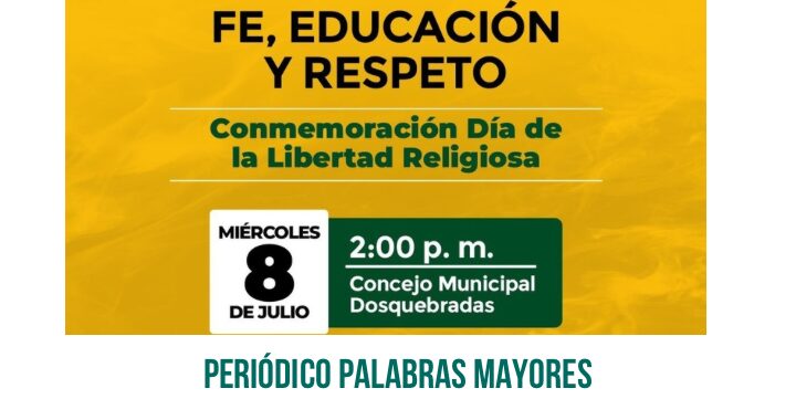 Lee más sobre el artículo ESTE MIÉRCOLES 8 DE JULIO, DOSQUEBRADAS REALIZARÁ EL FORO ‘FE, EDUCACIÓN Y RESPETO’