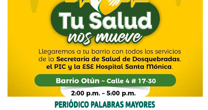 Lee más sobre el artículo ’Tu Salud Nos Mueve’ llevará atención gratuita al barrio Otún en Dosquebradas