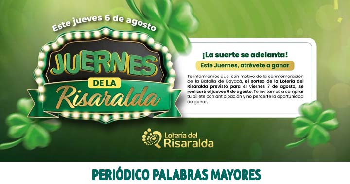 Lee más sobre el artículo ¿Cuándo juega la Lotería de Risaralda esta semana?