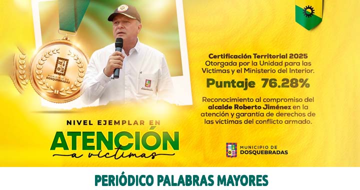 Lee más sobre el artículo Dosquebradas fortalece la atención a víctimas y alcanza 76,28 % en la Certificación Territorial 2025